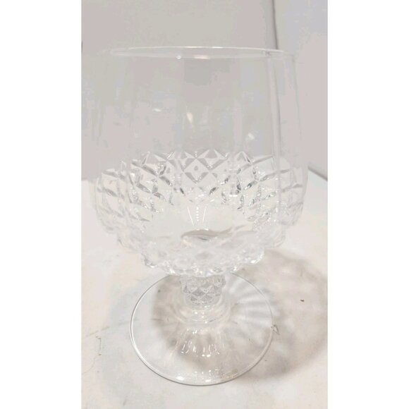 Vintage Eclat Cristal D'Arques Longchamp Brandy Snifter Glasses Set of 4 - Picture 5 of 9